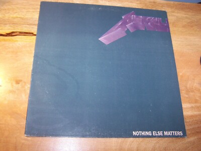 METALLICA NOTHING ELSE MATTERS 1992 UK VERTIGO 12''