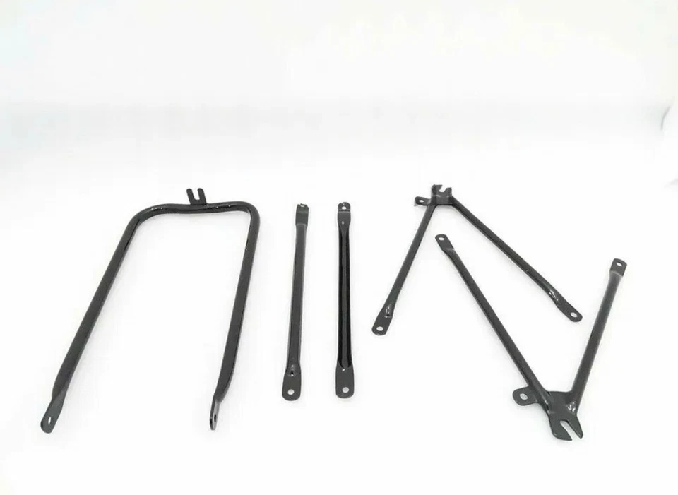 Juego de guardabarros pintado negro modelo militar Matchless G3L Ajs 16M/APTO PARA Foto 4 de 4