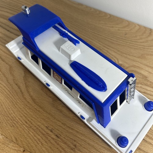 Vintage Tim-Mee Toys Plastic Ferry Boat #3200 Blue & White USA Princess Pat - Picture 8 of 22