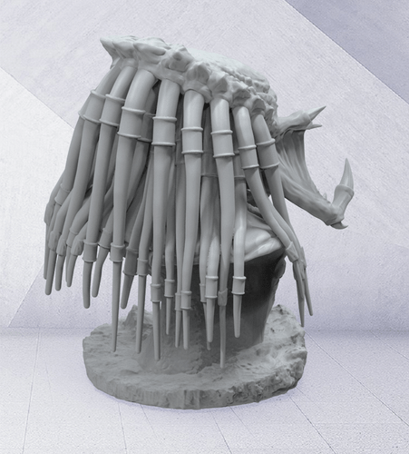 Predator Bust 3D Highfine Unpainted Figure Model GK Blank Kit New Toy In Stock - Picture 5 of 11