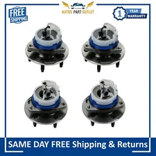 New Wheel Hub & Bearing 5 Lug Front & Rear Kit Set of 4 for Cadillac CTS STS
