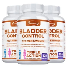 Bladder Control - Pumpkin Seed Extract, Cranberry, Promotes Bladder Health