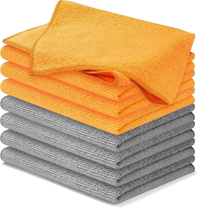 USANOOKS Microfiber Cleaning Cloth - 8 Pcs 12