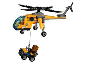 Lego Jungle Cargo Helicopter 60158 Town Minifigure Building Set