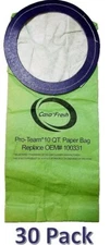 Replacement Proteam 100331 Vacuum Bag For 10 Qt. Backpack Vacuums - 30 / Pack