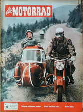 Das Motorrad 06/1955 Triumph Contessa, Bremsen, Sicherheit,Starten ohne Batterie