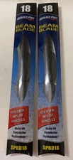 Set of 2 Service Pro Beam Wiper Blade 18” SPD18 Universal Multi-fit Connector