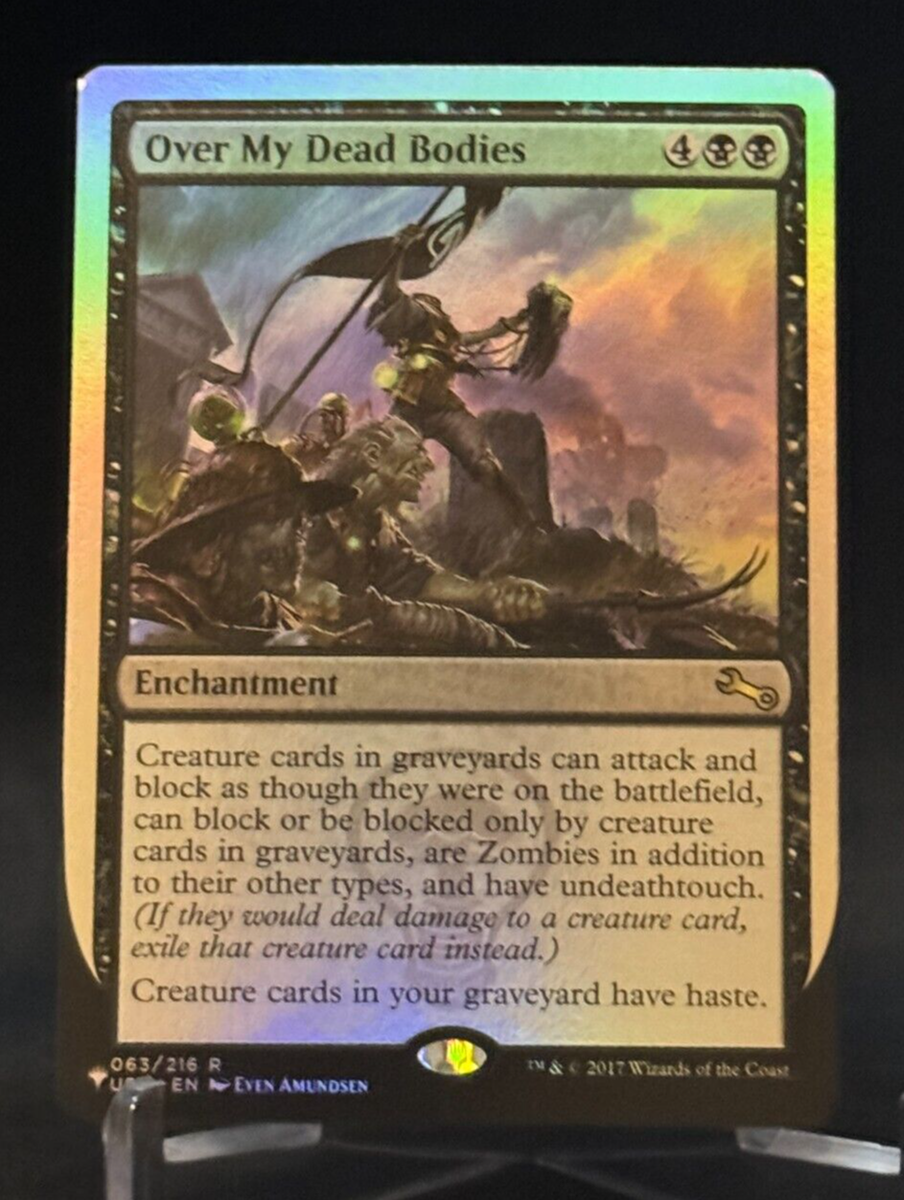 unfinity mtg card list price MTG Magic UST The List (Unfinity Foil Edition) Over My Dead Bodies