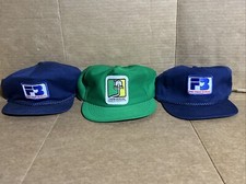 VTG Farm Bureau Patch Logo Lot 3 Adjustable Baseball Hat Cap Ohio Farmer