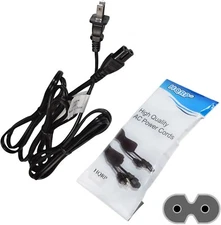 10ft AC Power Cord for Sony PlayStation 4 / PS 4 Slim Gaming Console Mains Cable