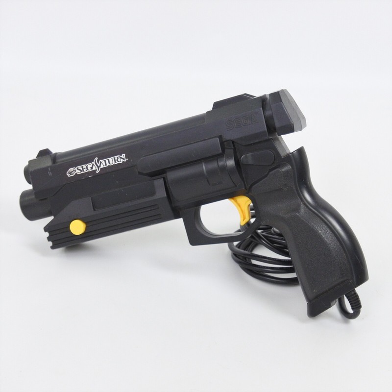 Sega Saturn GUN CONTROLLER Virtua Cop HSS-0152 -Work for CRT TV Only-  ss