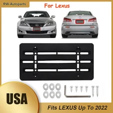 License Plate Frame Bumper Bracket Holder For Lexus IS250 IS300 IS460 GX460