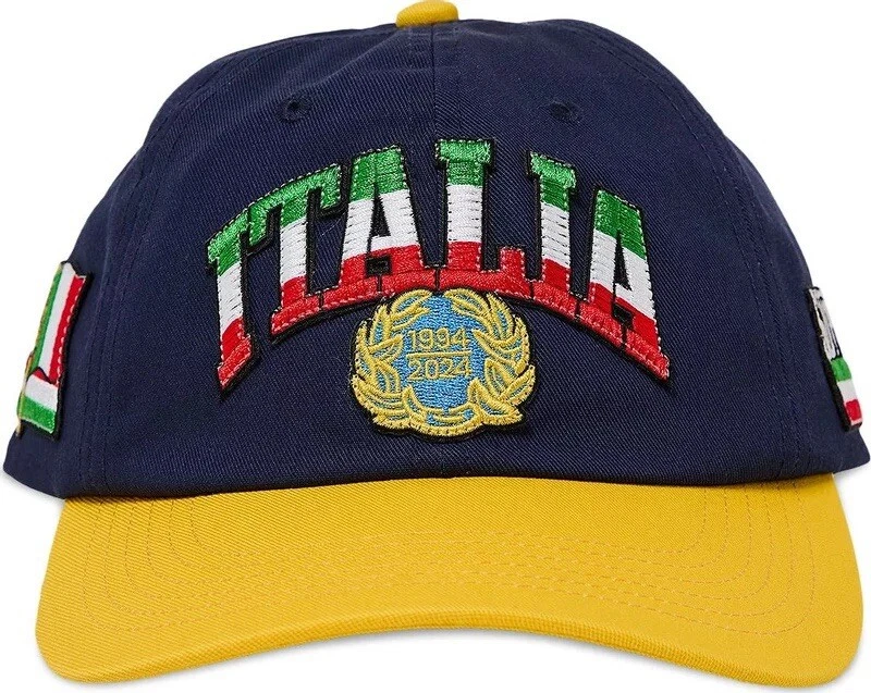Chapeau SUPREME ITALIE SS24H67 MARINE. Neuf. Taille unique.