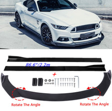 Spoilerschwert Frontspoiler Spoilerlippe Seitenschweller für Ford Mustang MK6 GT