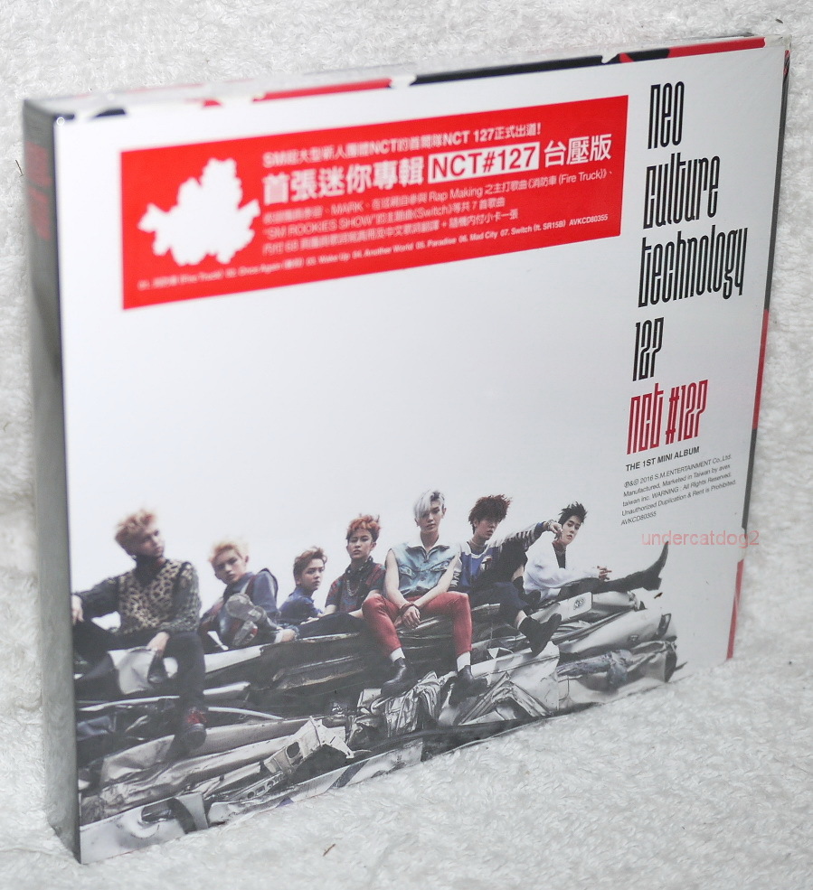 NCT 127 Mini Album Vol. 1 NCT #127 Taiwan Special CD+68P+Card | eBay