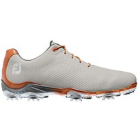 Footjoy Dryjoys Dna Closeout Golf Shoes - Grey/orange - 53446 - Bnib - Spiked on sale Footjoy Dryjoys Dna Closeout Golf Shoes - Grey/orange - 53446 - Bnib - Spiked on sale