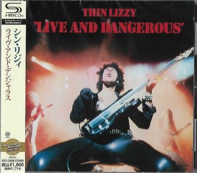 THIN LIZZY LIVE & DANGEROUS NEW JAPAN CD RMST SHM HIGH FIDELITY FORMAT CD