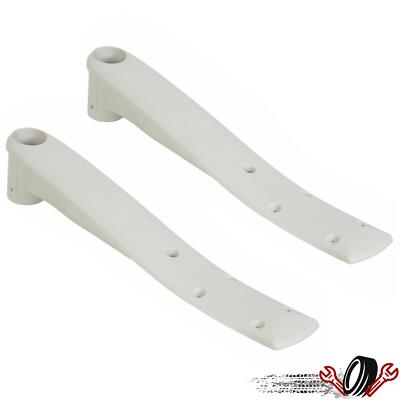 2 New Ladder Deck Mounted Support Step For Swimming Pool Above Ground White