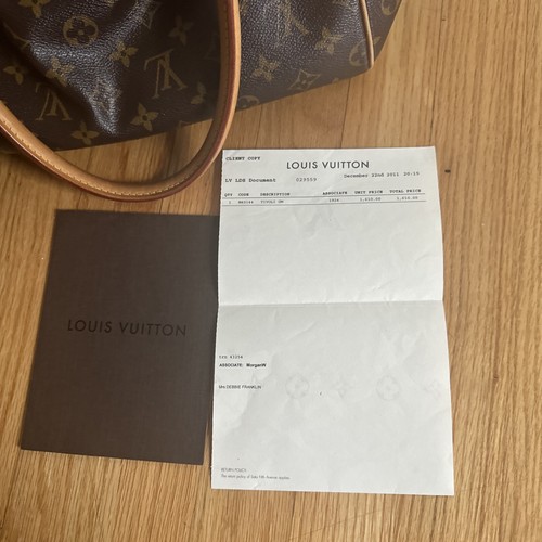Bolso de Mano Mujer LOUIS VUITTON Tivoli GM M40144 Monograma Cuero Marrón Usado - Imagen 13 de 13