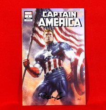 CAPTAIN AMERICA #1 VARIANT EDITION SIGNED BY ARTIST LUCIO PARRILLO