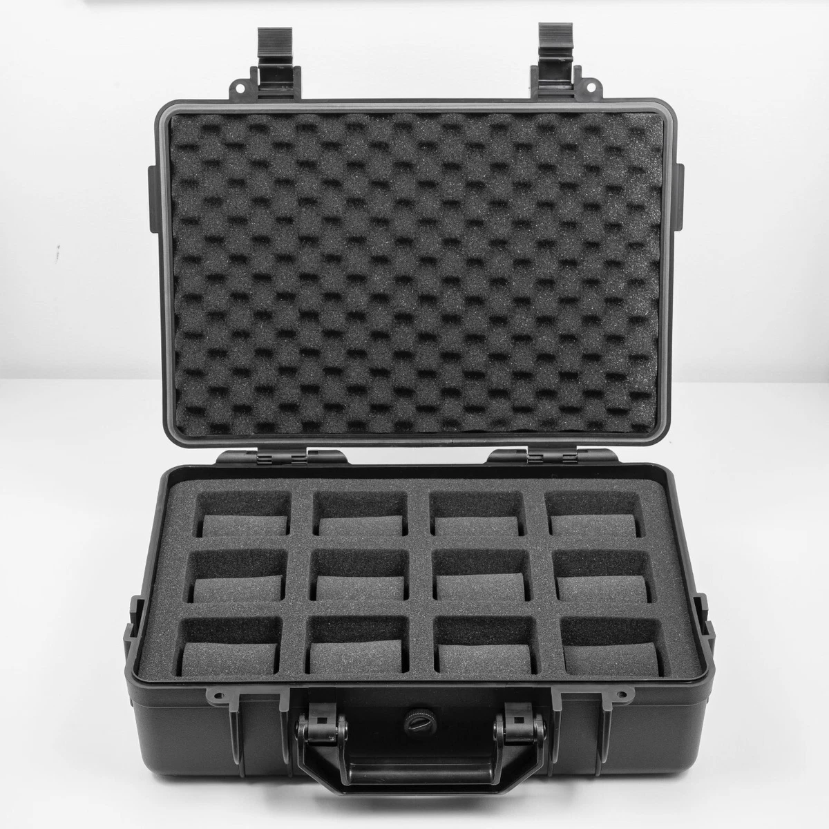 12 WATCH BOX HARD CASE TRAVEL STORAGE PROTECTION WATERPROOF