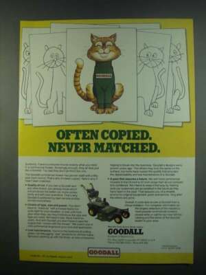 1984 Goodall Commercial Mower Ad - Often Copied