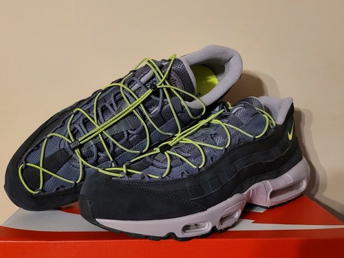 Nike Air Max 95 Reino Unido 13 EUR 48,5 Negro Voltio Gris Hierro Nuevo DO6391 001 - Imagen 4 de 8