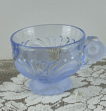 CAMBRIDGE CAPRICE ALPINE BLUE COFFEE CUPS VINTAGE 1936-1953 HTF