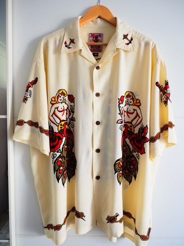 Mambo Loud Shirt Galleon Ship Sailor Short Sleeved Size M Medium Very Rare - Picture 4 of 16
