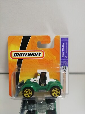 Matchbox Tractor Plow on Blister