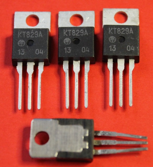 Transistor silicon KT829A = 2SD686, 2SD691, 2SD692, BD263A USSR Lot of ...