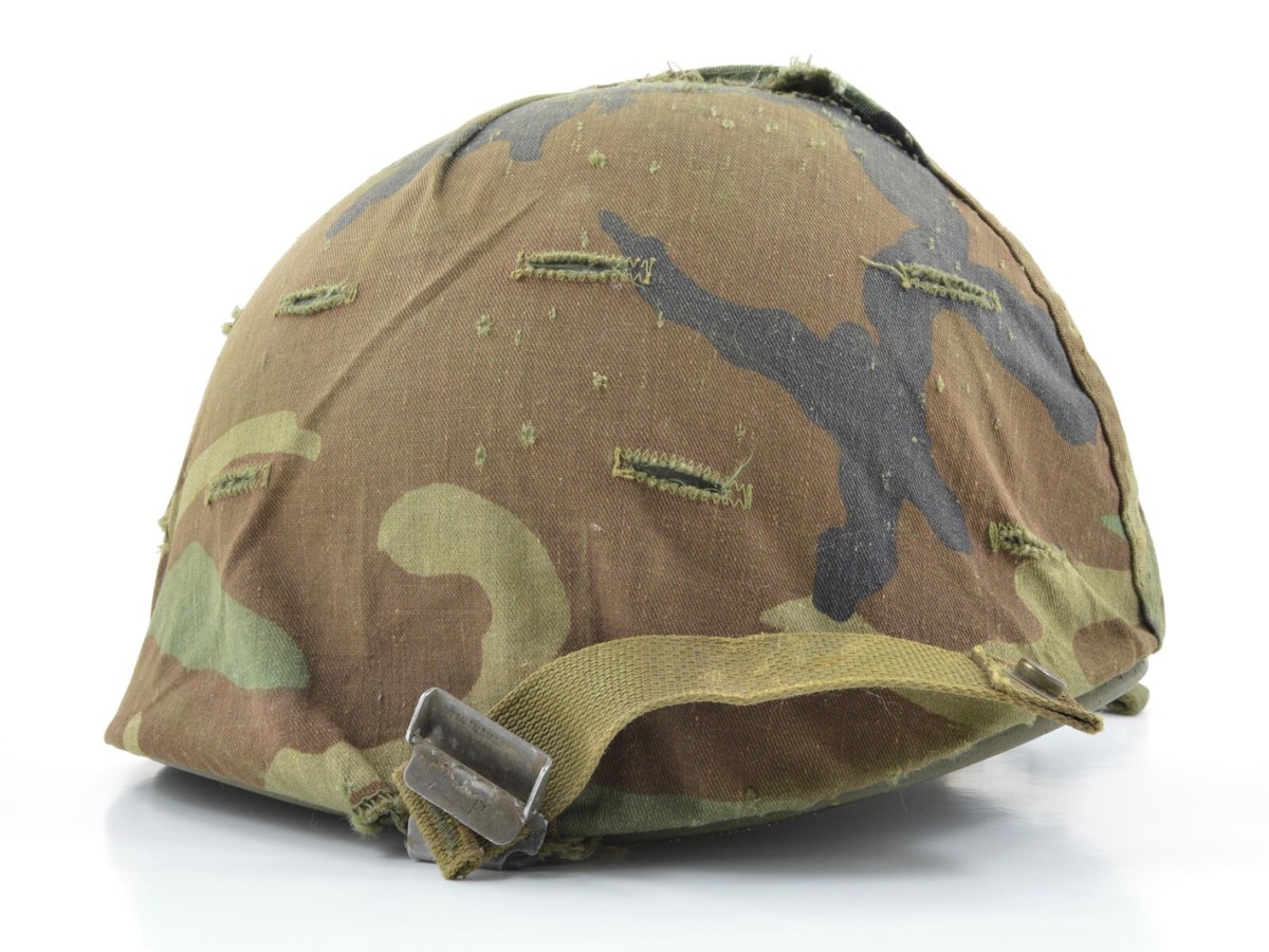 Original Post-Vietnam War U.S. Infantry M1 Helmet & Liner W