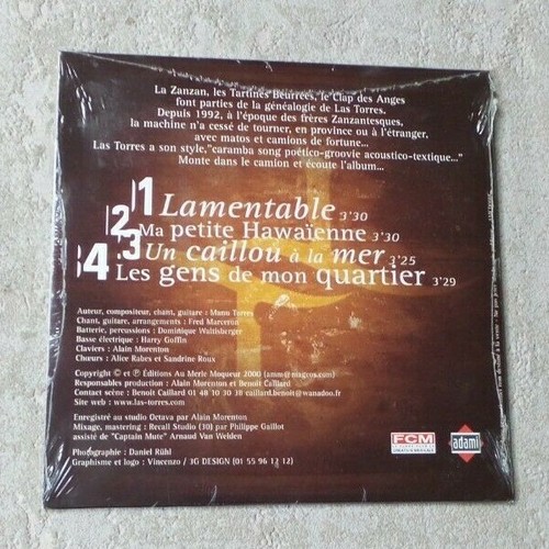 CD AUDIO MUSIQUE / LAS TORRES CD ALBUM PROMO SAMPLER 2000 NEUF CARDSLEEVE - Imagen 2 de 2
