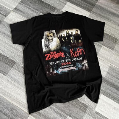 ROB ZOMBIE vintage band tee shirt 墨黒 ROB ZOMBIE vintage band tee shirt 墨黒（Vintage 90's Rob