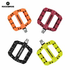 ROCKBROS Bicycle Bike Pedals MTB Road Cycling Pedals Anti-Slip 4 Bearings 9/16"