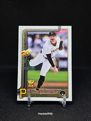Paul Skenes 2025 Topps Series 1 Baseball Rookie Cup Card #98 Paul Skenes 2025 Topps Series 1 Baseball Rookie Cup Card #98