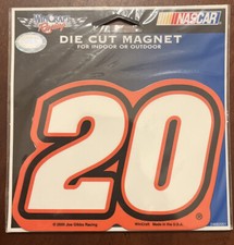 NASCAR - 2006 - WinCraft - Tony Stewart #20 - Die Cut Magnet *USA MADE Old Stock