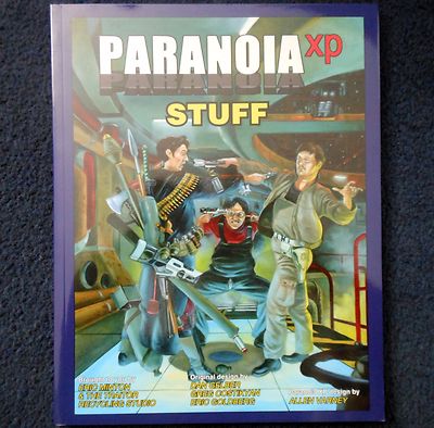 2005 Stuff Paranoia XP Item Guide Adventure Module Mongoose Roleplaying MGP 6636