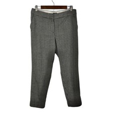 TALBOTS VINTAGE PETITE HAMPSHIRE BLACK  IVORY CHECK PANTS