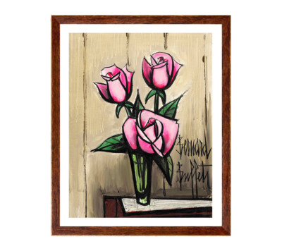 Bernard Buffet - Roses, Giclee Print, Botanical, Still life with Flowers Poster