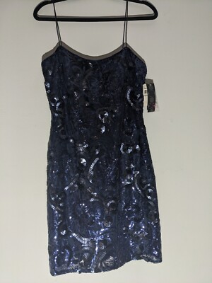 aqua brand sequin dress Net and Sequins Maxi Aqua