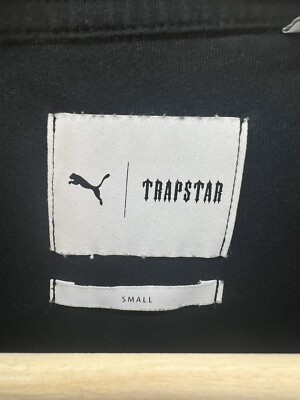Trapstar x Puma Black Cotton Print T-shirt Size Small | eBay