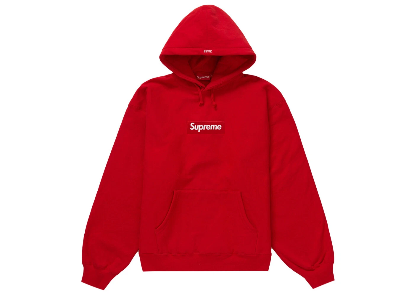 NEUF Supreme Box logo BOGO sweat shirt à capuche (FW23) rouge taille petit sweat à capuche