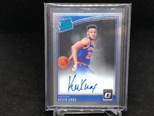 KEVIN KNOX 2018-19 PANINI DONRUSS OPTIC RATED ROOKIE ON CARD AUTO RC # 190