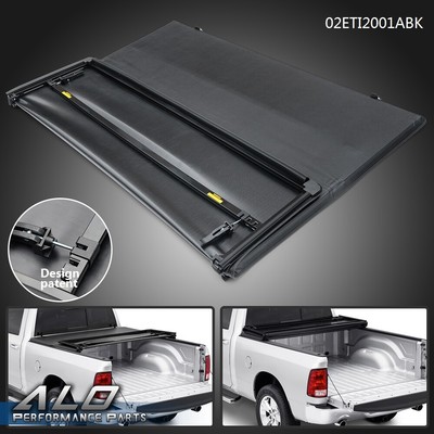 Motors Lock Soft Tri Fold Tonneau Cover For 2005 2015 Toyota Tacoma 5 Feet Short Bed Truck Bed Accessories