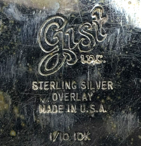 Gist Sterlingsilber OL Trophy Gürtelschnalle mit Rubinen Vintage 1995 APHA Pferdeshow - Bild 7 von 8