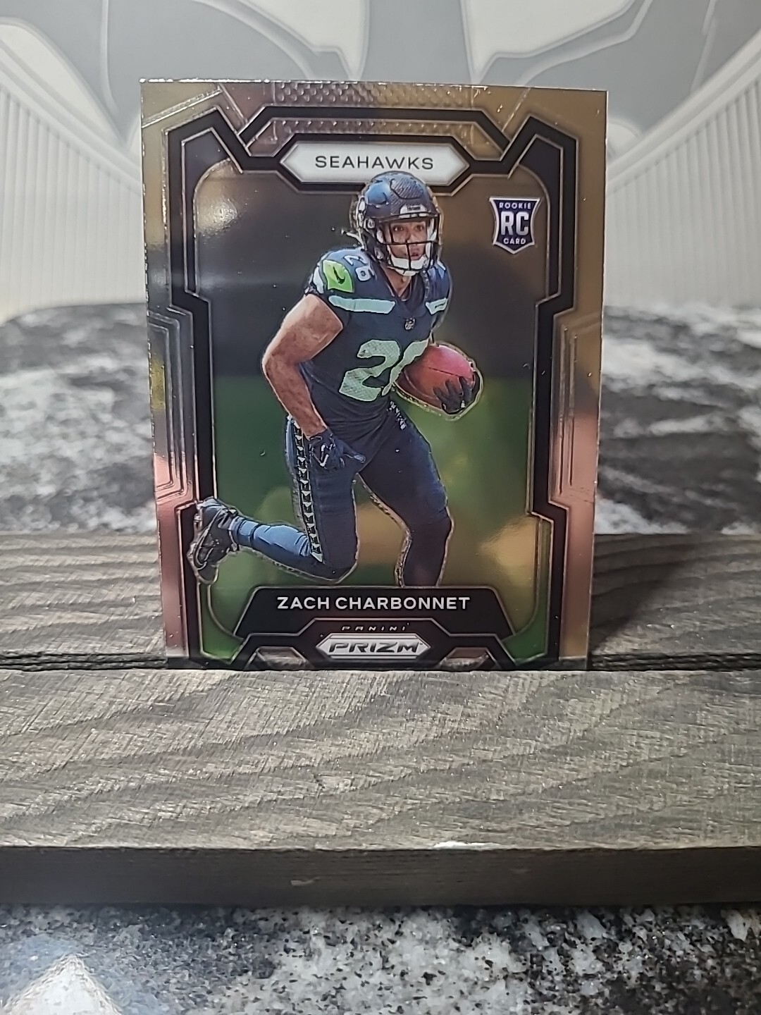 Zach Charbonnet Rookie 2023 Panini Prizm Rookie #392 Seattle Seahawks