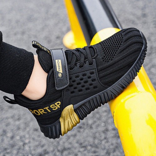 Children Soft Sneakers Walking Anti-Slip Running Shoe Fashion Round Toe Gym - Picture 36 of 36