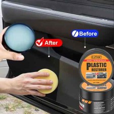 Car Plastic Restorer Polish for Interior Trim, Leather Panels