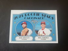 Kodi Whitley & Roel Ramirez 2021 Topps Heritage Rookie Stars Card  #303